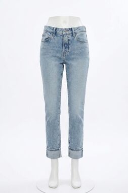NEW GOOD AMERICAN weekender jeans in indigo
